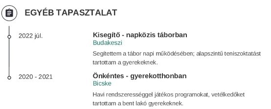 egyéb releváns információkat a óvodapedagógus